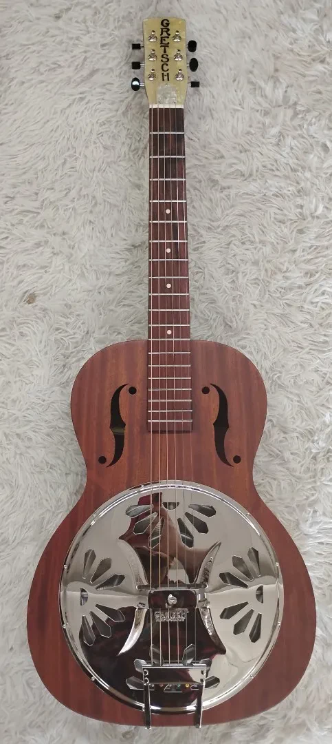 Gretsch G9200 Boxcar Round Neck Mahogany Resonator Dobro Acoustic Guitar - BST