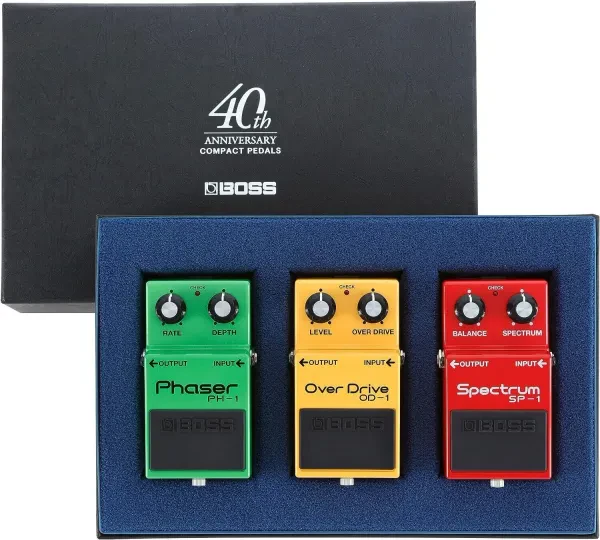 Комплект педалей эффектов для электрогитары BOSS BOX-40 40th Anniversary Box Set