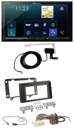 Автомагнитола для Dacia Duster Pioneer 2DIN, DAB, USB, MP3, Bluetooth (с 2021)