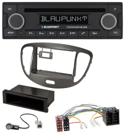 Blaupunkt MP3 Bluetooth DAB CD USB Autoradio für Hyundai i10 2008-2013 dunkelsil