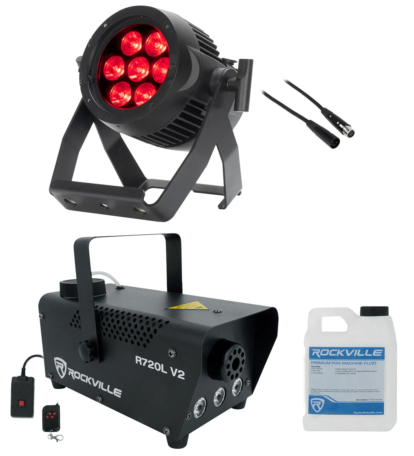 Комплект светового оборудования American DJ Encore LP7IP+R720L V2+RDX5M25