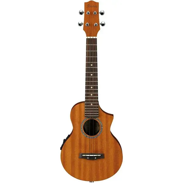 Укулеле Ibanez UEW5E All Mahogany Concert Acoustic-Electric Ukulele Natural с подключением