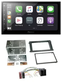 Автомагнитола для Porsche Cayenne 2002–2007 Pioneer 2-DIN, MP3, Bluetooth, DAB, USB