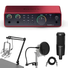 Focusrite Focusrite Scarlett 2i2 4th Gen USB Audio Interface with Software, Bund