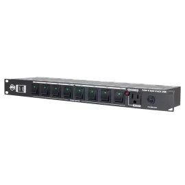 ADJ POW-R BAR RACK 10 Edison & 2 USB 19" Rack Mount AC Power Center
