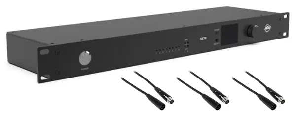 American DJ NET 8 RDM/ArtNet /sACN XLR RJ45 8-Port DMX Over Ethernet Node+Cables
