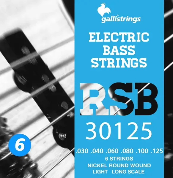 Струны для бас-гитары 30-125 Galli Strings RSB30125