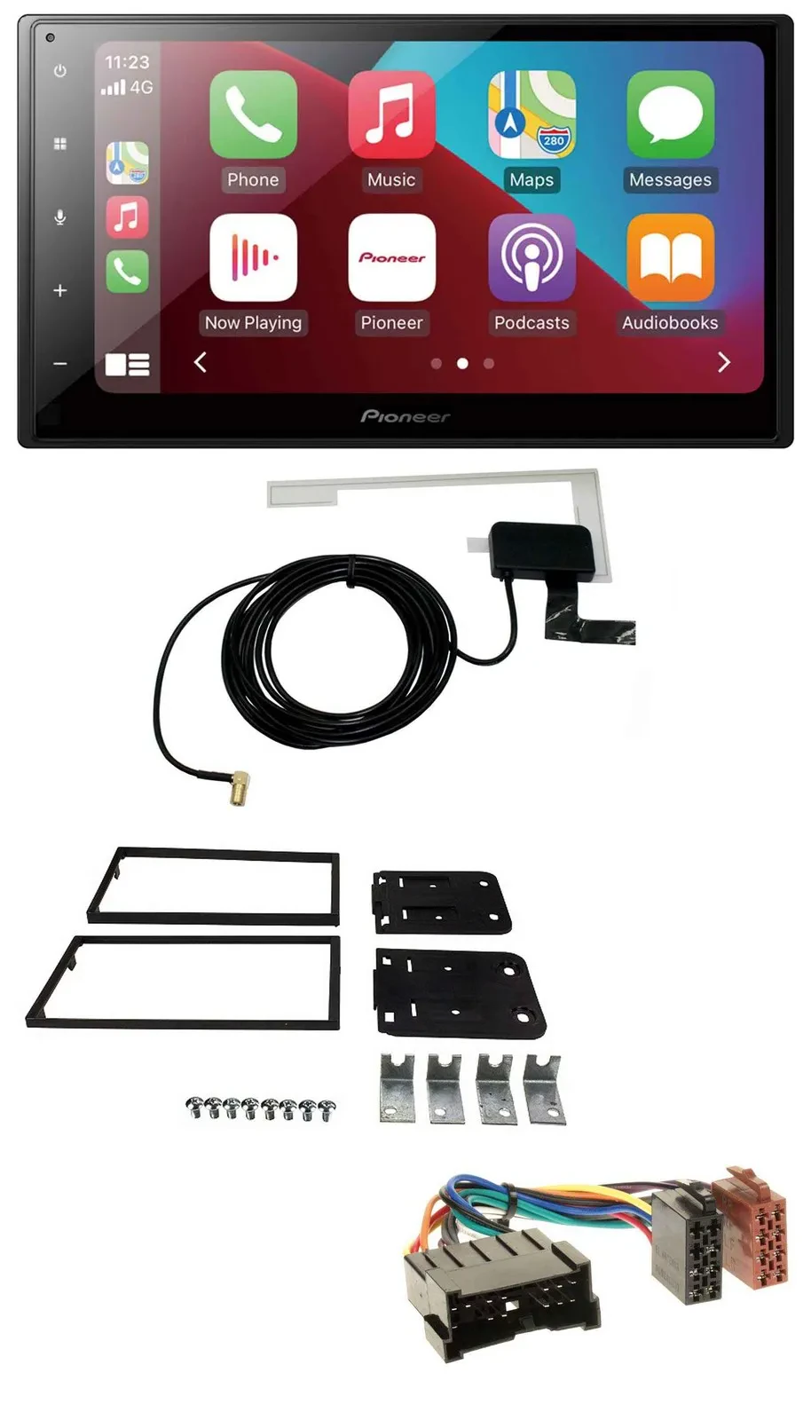 Pioneer USB Bluetooth DAB MP3 2DIN Autoradio für Kia Carens II 2002-2006