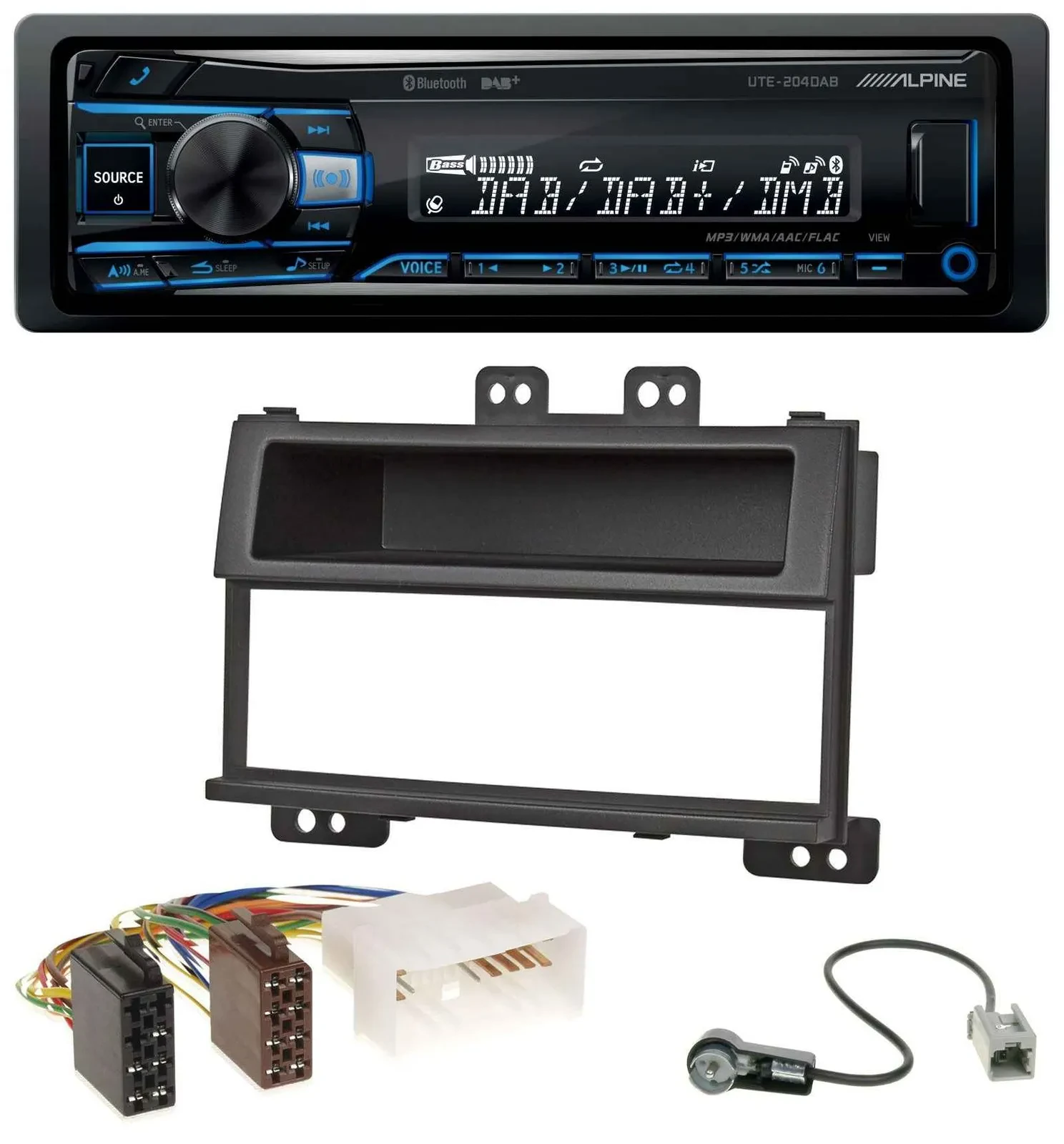 Alpine USB Bluetooth DAB MP3 Autoradio für Hyundai i20 (2008-2011)