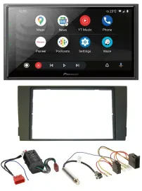 Pioneer USB 2DIN DAB MP3 Bluetooth Autoradio für Audi A6 01-05 C5 Bose Aktivsyst