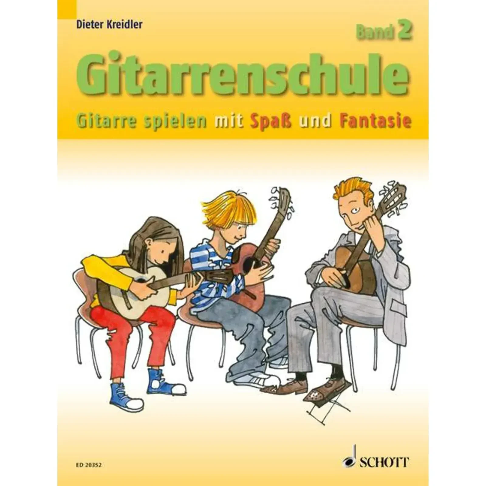 Учебное пособие Schott Music Gitarrenschule 2 D.Kreidler Neufassung