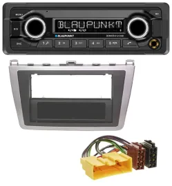 Blaupunkt Bluetooth DAB MP3 USB Autoradio für Mazda 6 (08-12) silber schwarz