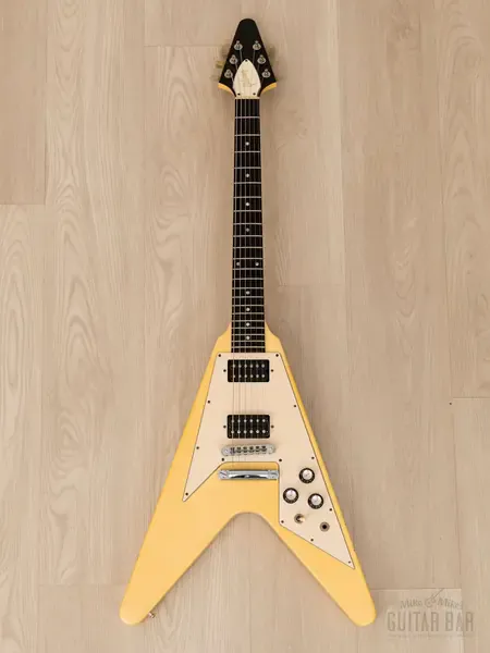 Электрогитара Gibson Flying V 1967 Vintage Reissue HH Alpine White w/case USA 2001