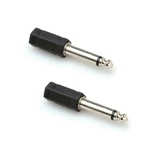 Hosa Technology 2x GPP-290 Analog Audio Adaptor 1/4" TRS to 1/4" TS #GPP290 2