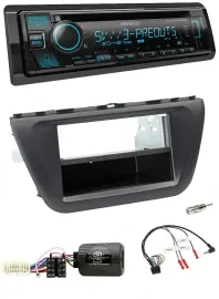 Kenwood Bluetooth USB CD Lenkrad DAB Autoradio für Suzuki SX4 (ab 2013)