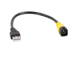 ACV USB Adapter VW diverse Fahrzeuge LVDS gelb USB-A 44-1324-006