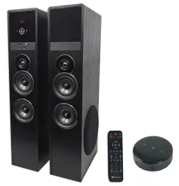 Rockville TM80B Home Theater Buetooth Tower Speakers + 8" Sub + Wifi Receiver