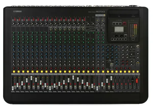 Микшерный пульт Yamaha MGP24X 16мик/ лин. моно+4стерео. 6AUX+2FX, 4GROUP, PFL, инсертI/ O, 8компр. 2 MATRI