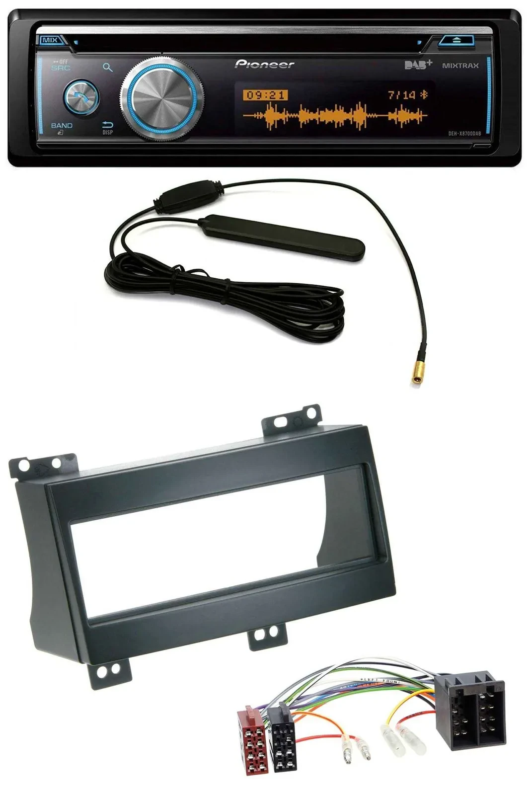 Автомагнитола Pioneer CD/USB/Bluetooth/DAB/MP3 для Kia Ceed (2007–2009)