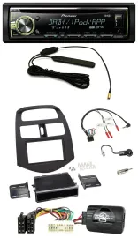 Автомагнитола Pioneer MP3/USB/CD, DAB, совместима с кнопками на руле, для Chevrolet Spark (2012–2013)