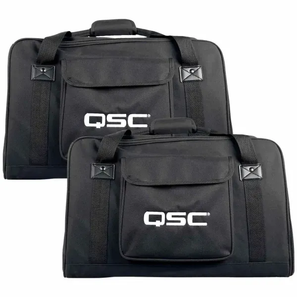 Чехол для музыкального оборудования QSC CP8TOTE-2PACK Black (пара)