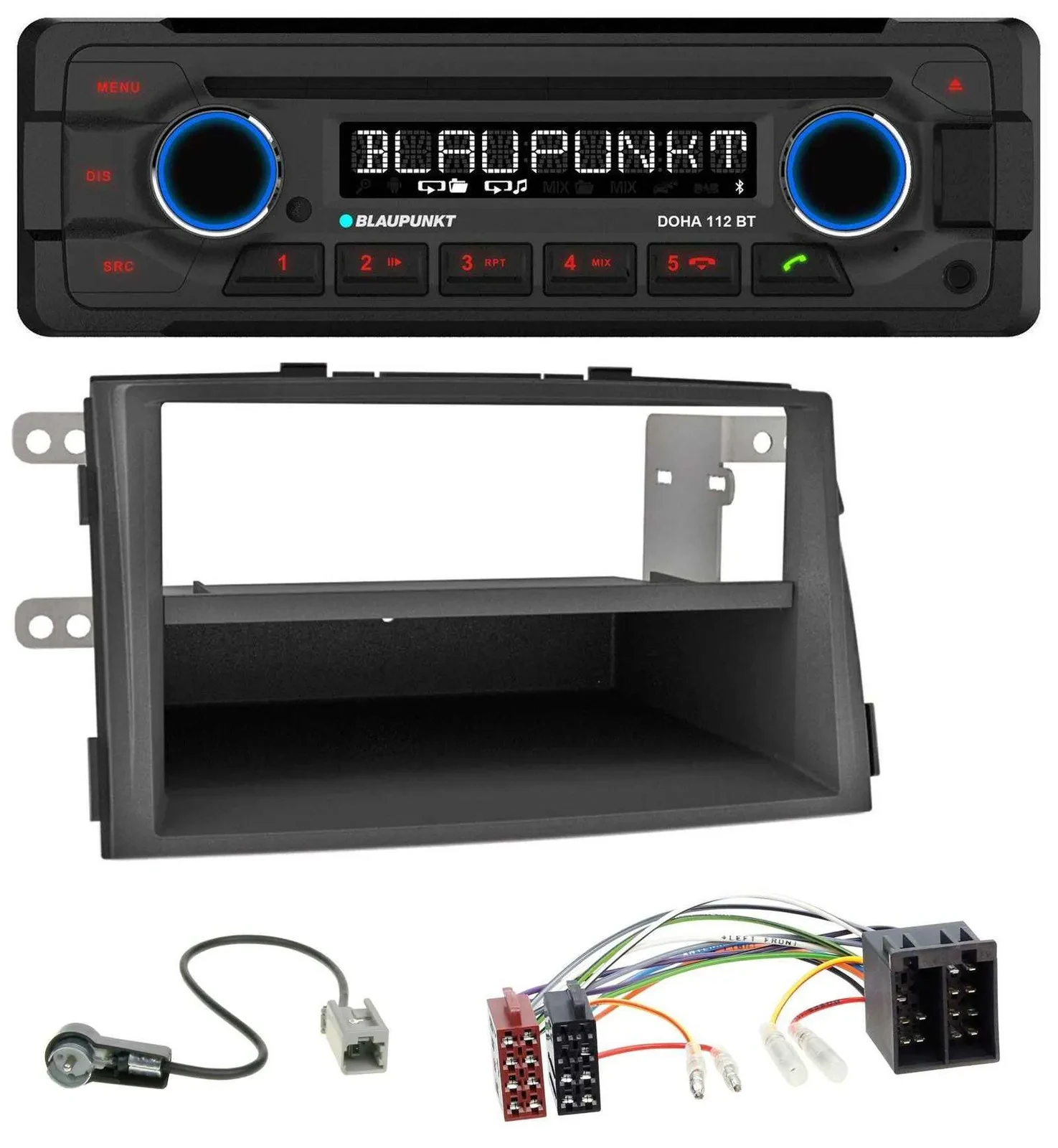 Автомагнитола Blaupunkt для Kia Sorento II (XM, 2009–2012) AUX, MP3, CD, Bluetooth, USB