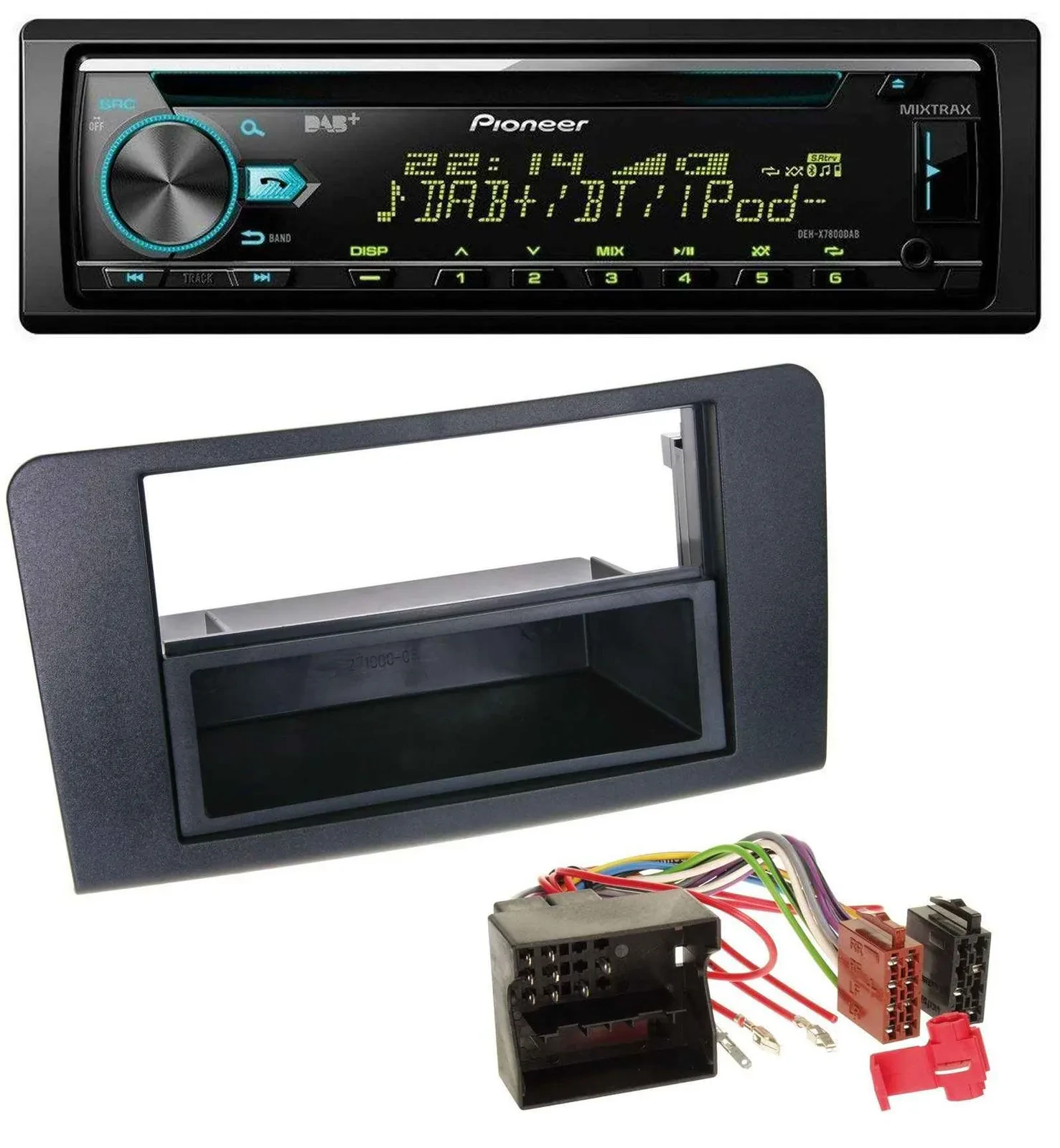 Pioneer DAB MP3 CD USB Bluetooth Autoradio für Mercedes ML (ab 2006)