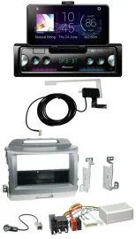 Pioneer DAB Bluetooth Lenkrad USB Autoradio für Kia Sportage 3 10-15 Navi silber