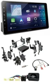 Автомагнитола для Toyota Yaris 2007–2012 Pioneer Bluetooth, USB, DAB, поддержка кнопок на руле