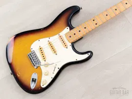 1972 Fender Stratocaster Sunburst Vintage Guitar w/ Rocketfire Rockin '54 & Case