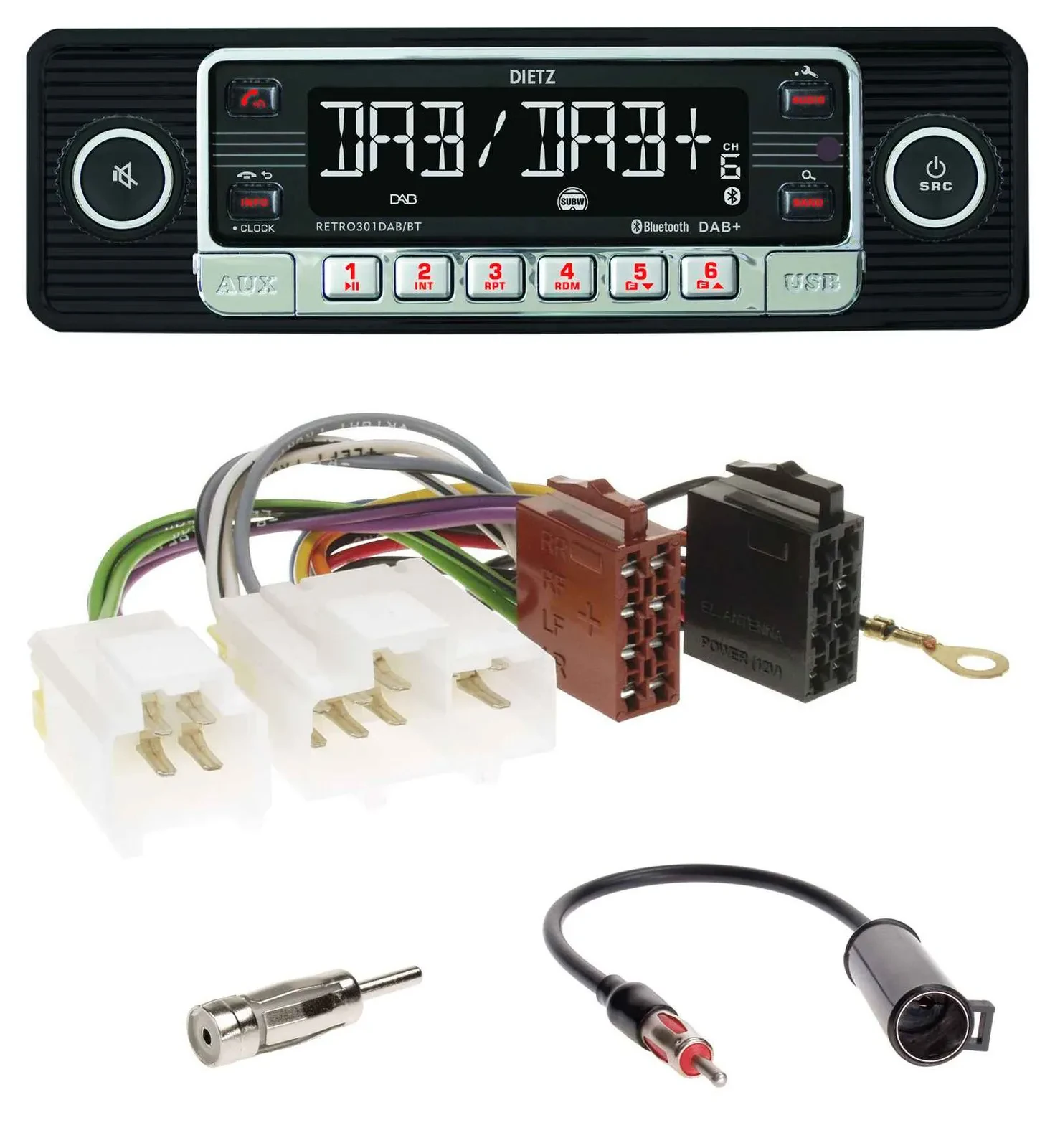 Dietz USB DAB MP3 Bluetooth Autoradio für Nissan 100 NX 1990-1995 300 ZX 1983-20