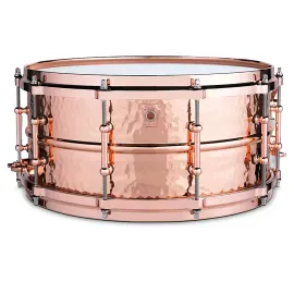 Малый барабан Ludwig CopperPhonic Hammered 14" x 6.5", медная фурнитура