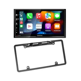 Kenwood eXcelon DMX809S 6.8” Touchscreen Receiver + License Plate Camera