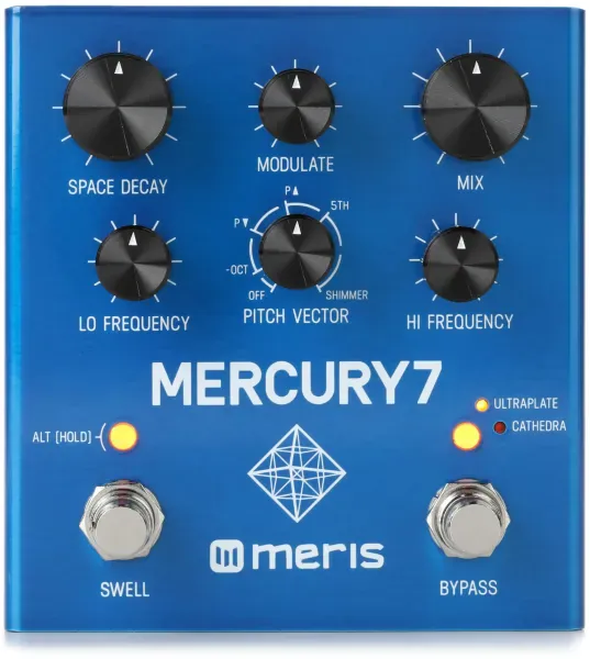 Педаль эффектов для электрогитары Warwick Meris Mercury7 Reverb