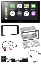 Pioneer Lenkrad Bluetooth DAB 2DIN USB Autoradio für Ford Kuga 2008-12 schwarz