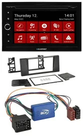 Blaupunkt MP3 DVD Bluetooth DAB 2DIN USB Autoradio für BMW X5 E53 5er E39 Rundpi