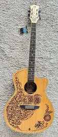 Электроакустическая гитара Luna Guitars HENOASPR Folk Henna Oasis