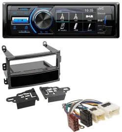 JVC Bluetooth MP3 USB DAB Autoradio für Nissan 350Z Roadster 2003-2005