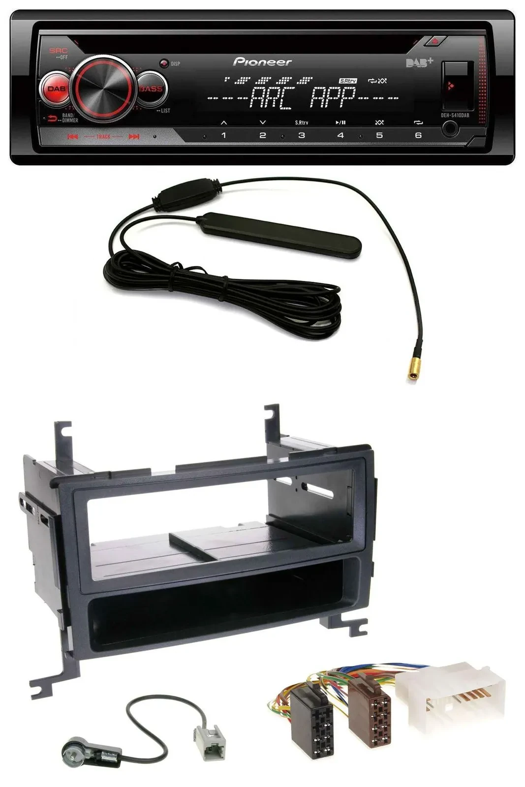 Pioneer CD USB AUX DAB MP3 Autoradio für Hyundai Santa Fe (2007-2012)