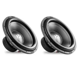 (2) NVX YSW152 800W RMS Dual 2-Ohm 15" Subwoofers with Enclosure