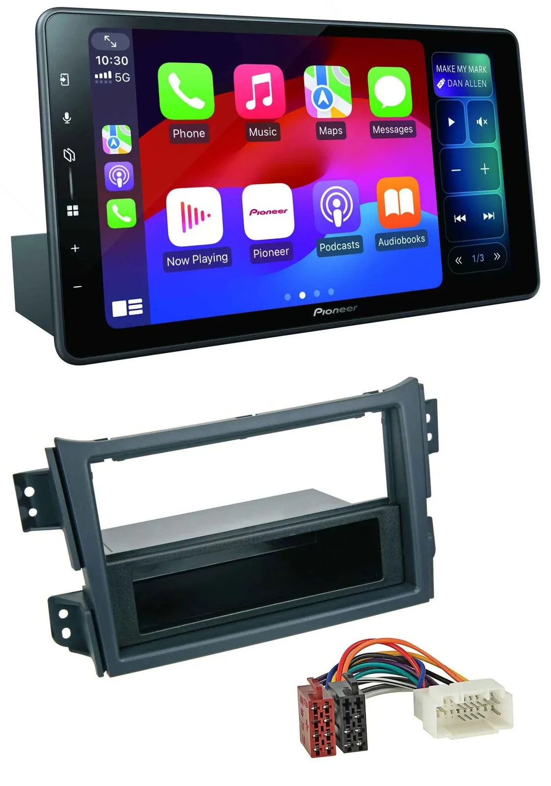 Pioneer Bluetooth DAB MP3 USB Autoradio für Opel Agila B 2008-2014 Suzuki Splash