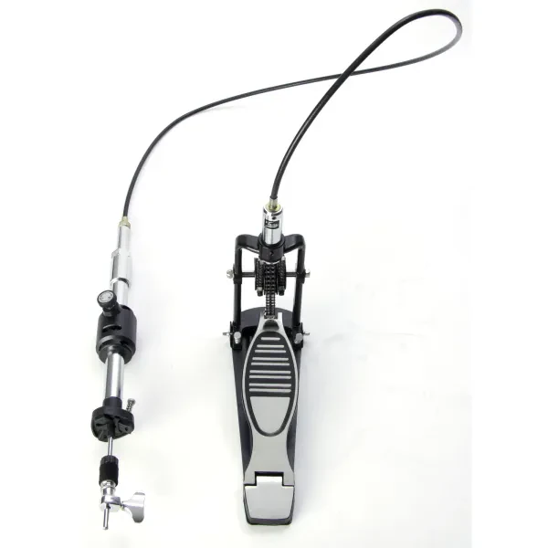 Remote Cable HiHat Stand Verchromt 1.8m Kabel Regulierbarer Trittwiderstand Drum