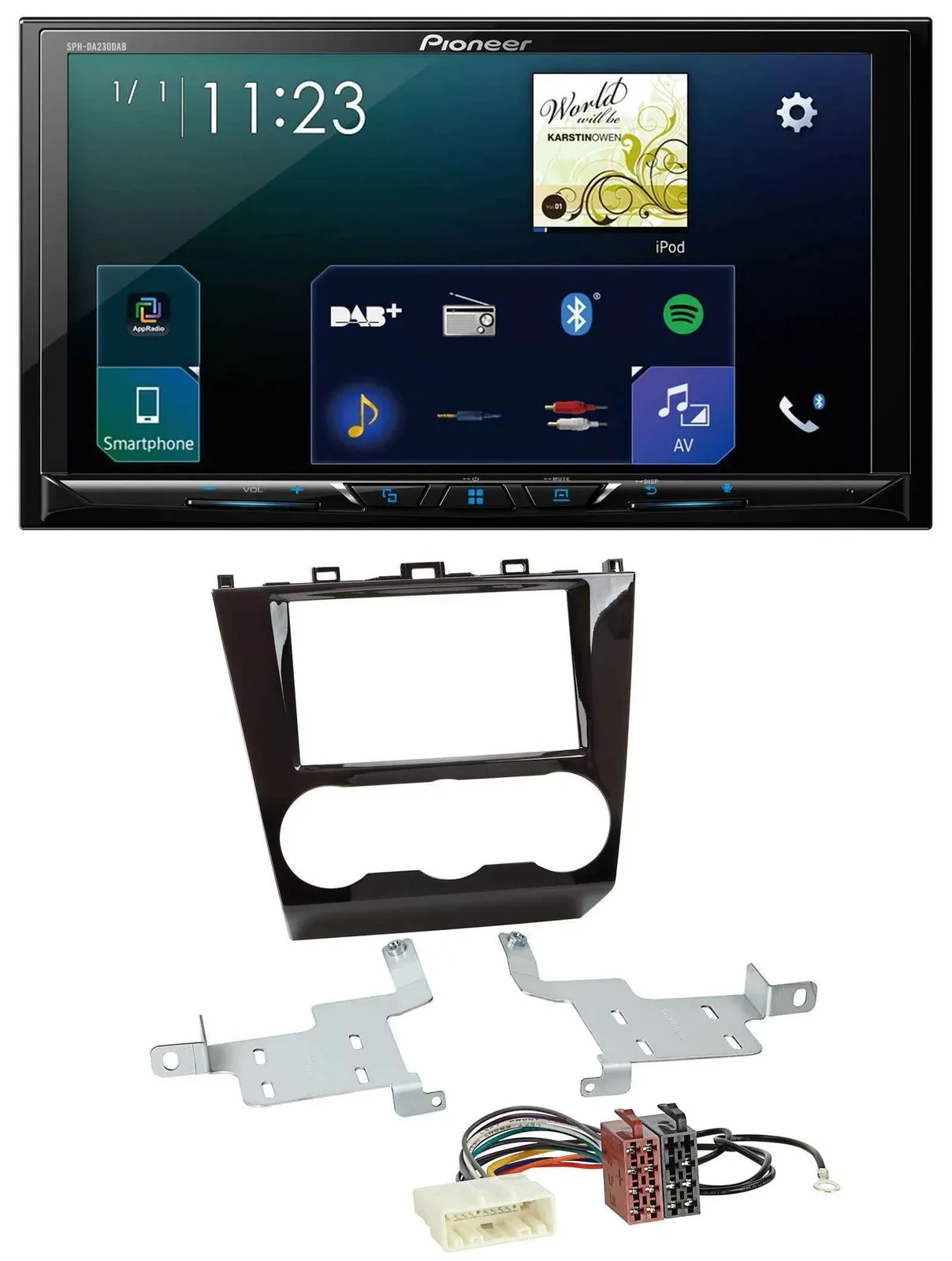 Автомагнитола для Subaru Forester (с 2015) Pioneer 2 DIN, MP3, Bluetooth, USB, DAB