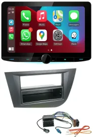 Kenwood MP3 USB DAB Bluetooth Autoradio für Seat Leon (ab 05) - schwarz