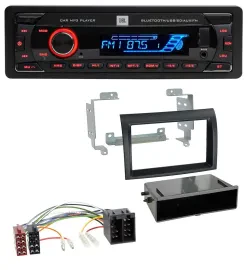 JBL AUX MP3 USB Bluetooth SD Autoradio für Citroen Jumper Fiat Ducato 06-11 schw