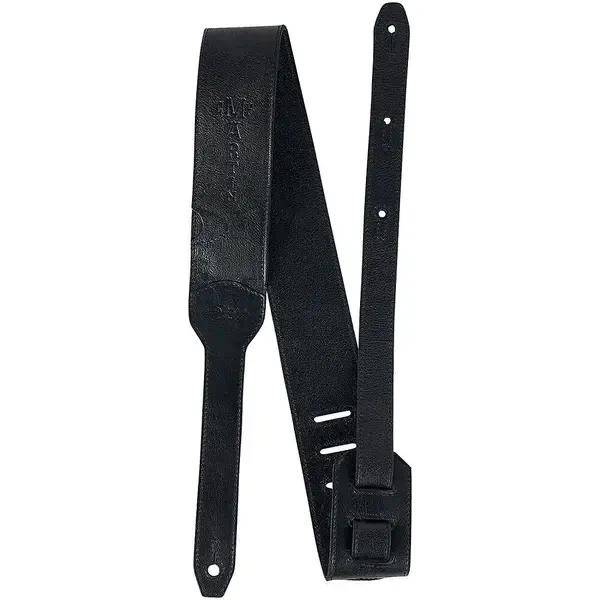 Ремень для гитары Martin Luxe by Martin Leather Guitar Strap Black 2.5 in.