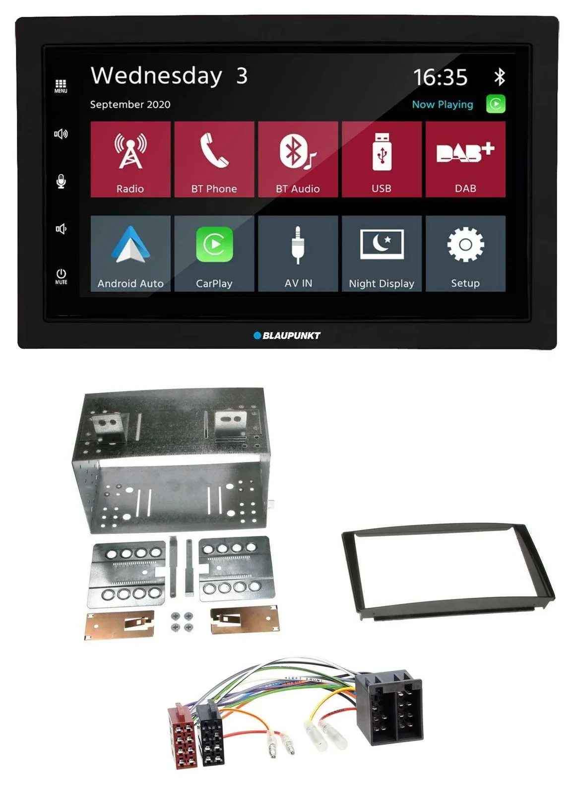 Blaupunkt DAB Bluetooth USB MP3 2DIN Autoradio für Kia Ceed 01-09 proCeed 08-11