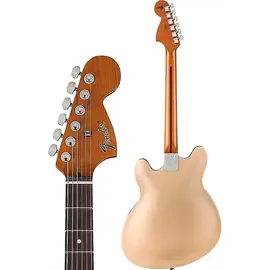 Электрогитара полуакустическая Fender Tom DeLonge Starcaster Electric Guitar Satin Shoreline Gold