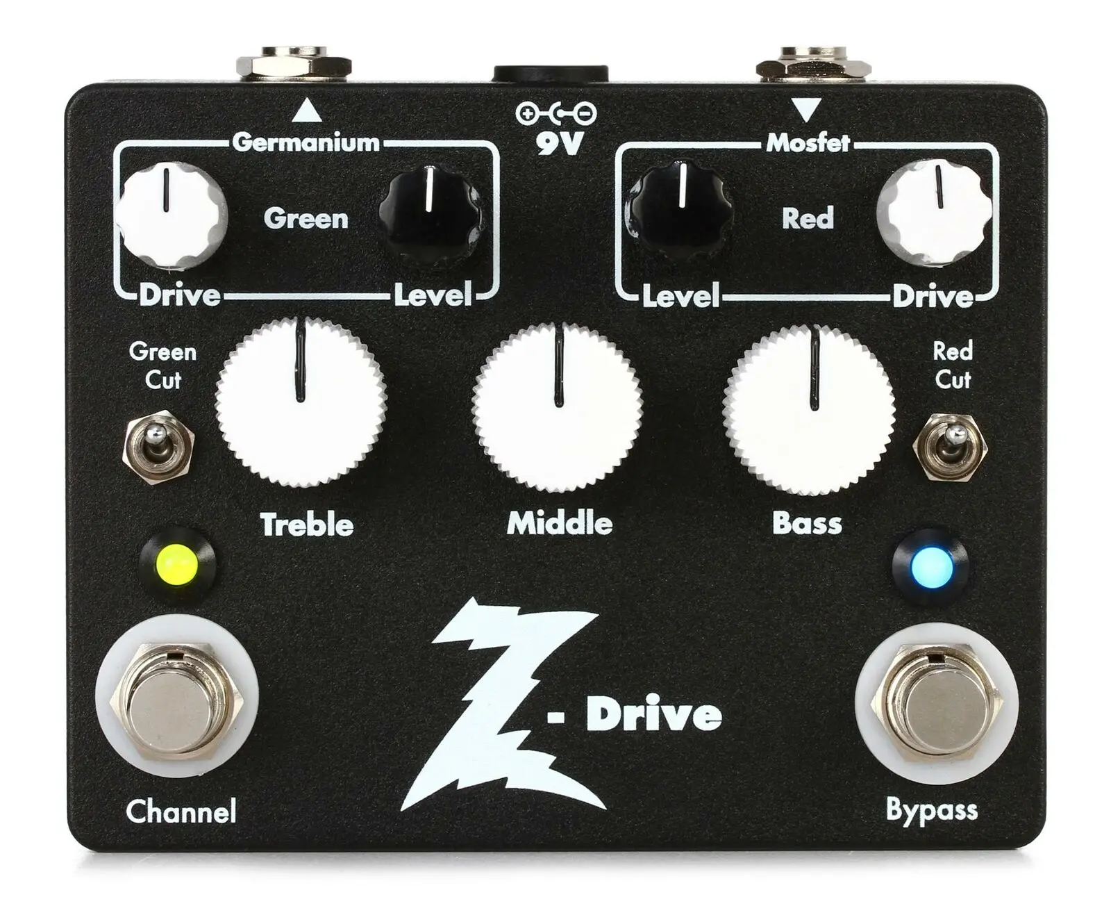 Red Drive Pedal. NUX Cherub nod-2 tube man Overdrive.