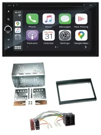 Blaupunkt 2DIN Bluetooth DAB USB DVD MP3 Autoradio für Porsche 911, 996 (97-06)